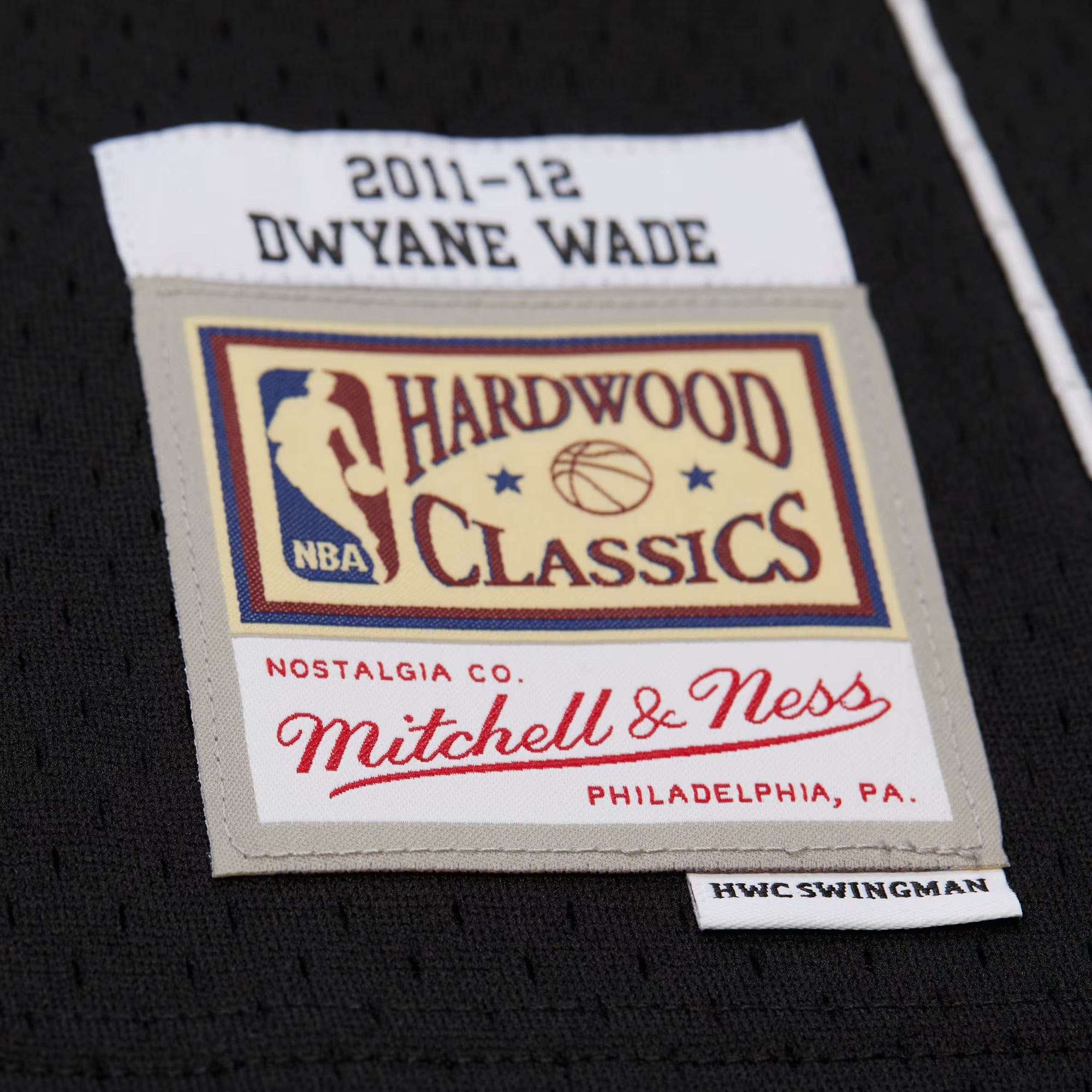 Mitchell And Ness Jerseys Dwyane Wade Miami Heat Mitchell & Ness NBA 2011 Swingman Jersey - Black