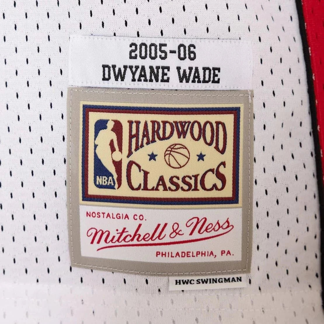 Mitchell And Ness Jerseys Dwyane Wade Miami Heat Mitchell & Ness NBA 92-93 Swingman Jersey - White