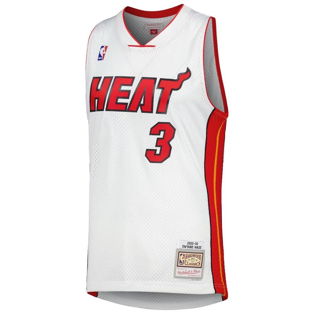Mitchell And Ness Jerseys Dwyane Wade Miami Heat Mitchell & Ness NBA 92-93 Swingman Jersey - White