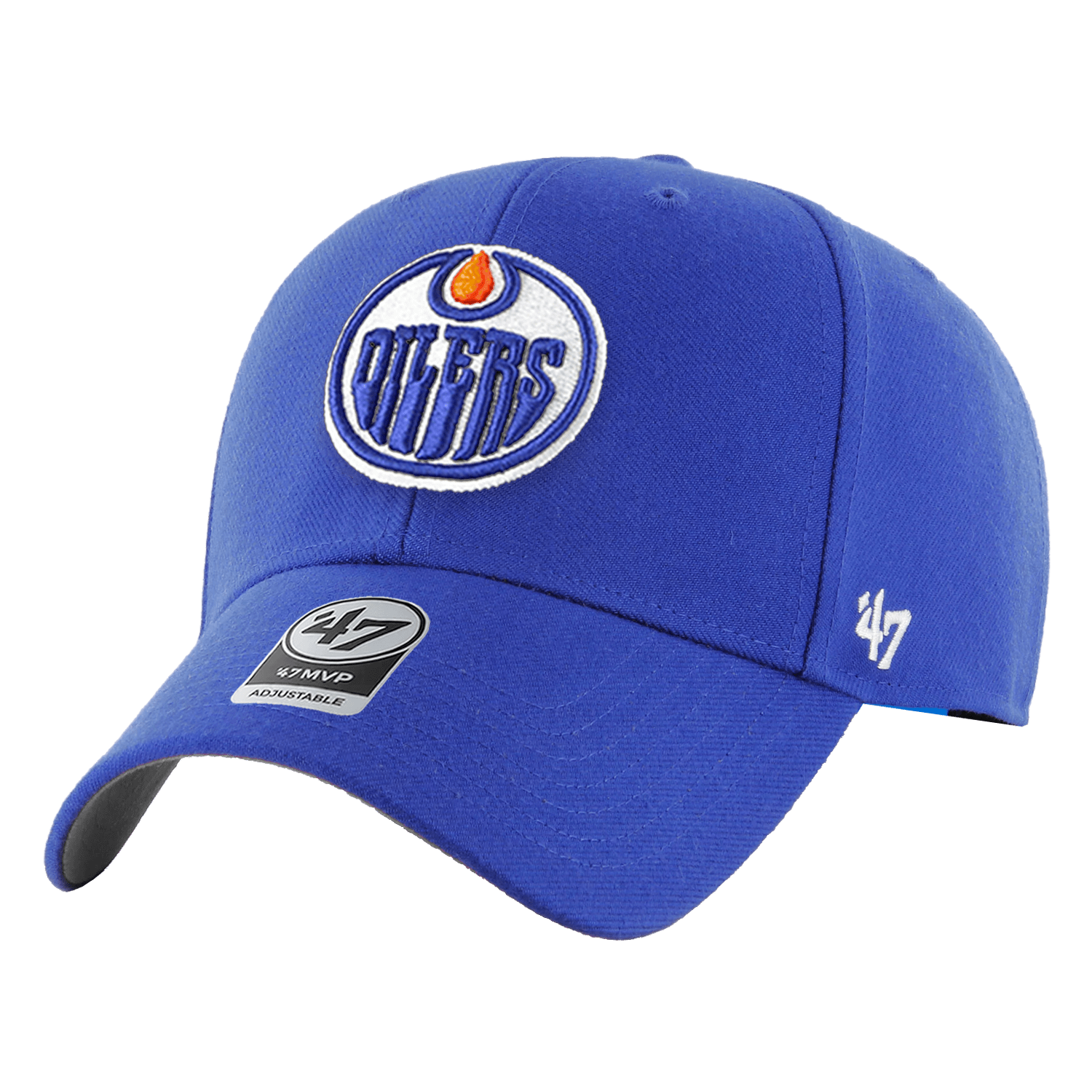 47 Brand Caps Edmonton Oilers '47 NHL Team MVP Snapback Hat - Blue