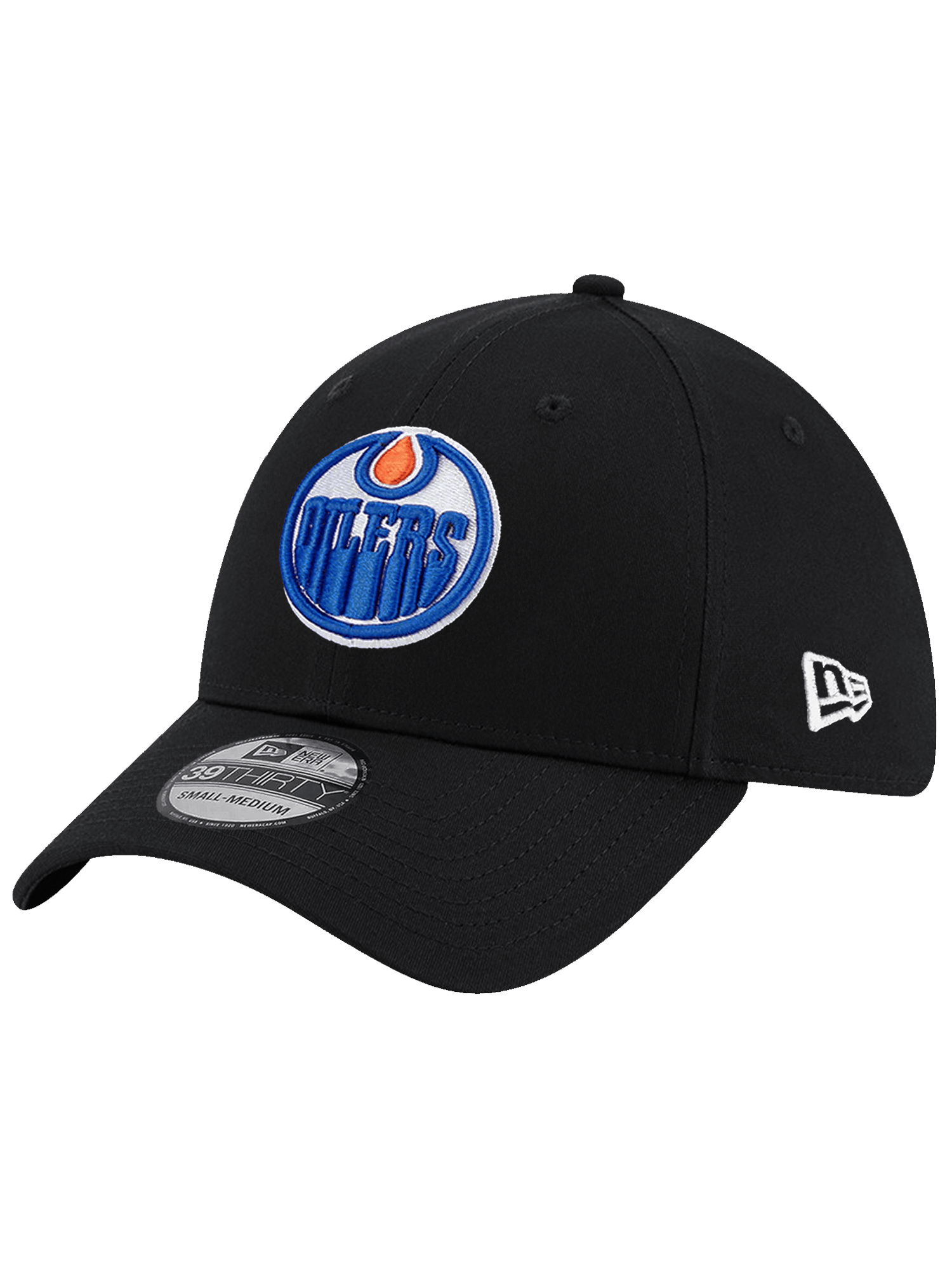 New Era Caps Edmonton Oilers New Era NHL Team 39THIRTY Stretch-Fit Hat - Black