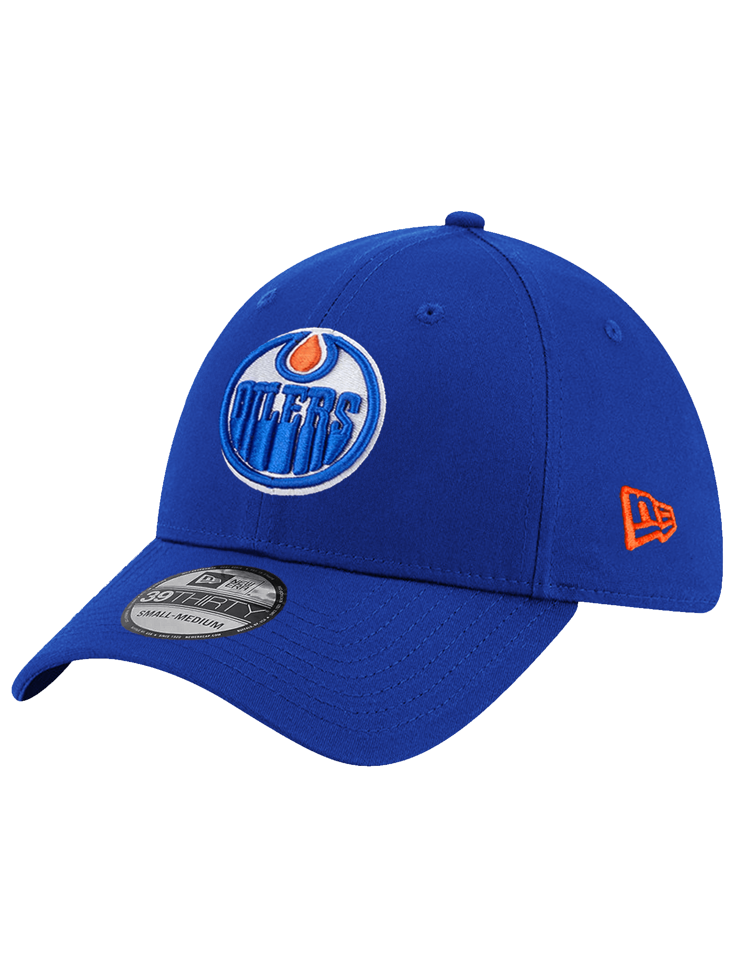 New Era Caps Edmonton Oilers New Era NHL Team 39THIRTY Stretch-Fit Hat - Blue