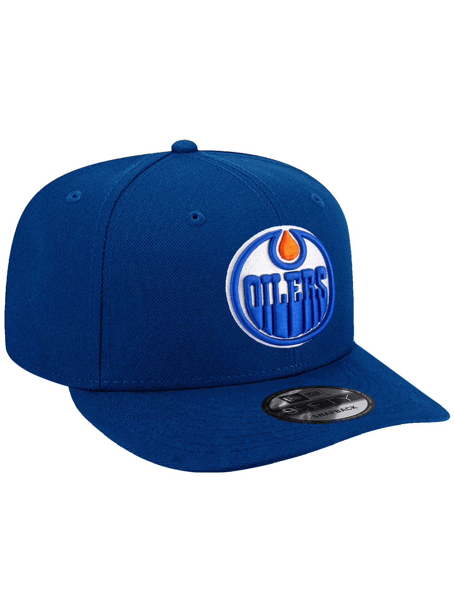 New Era Caps Edmonton Oilers New Era NHL Team 9FIFTY Pre-Curved Snapback Hat - Blue