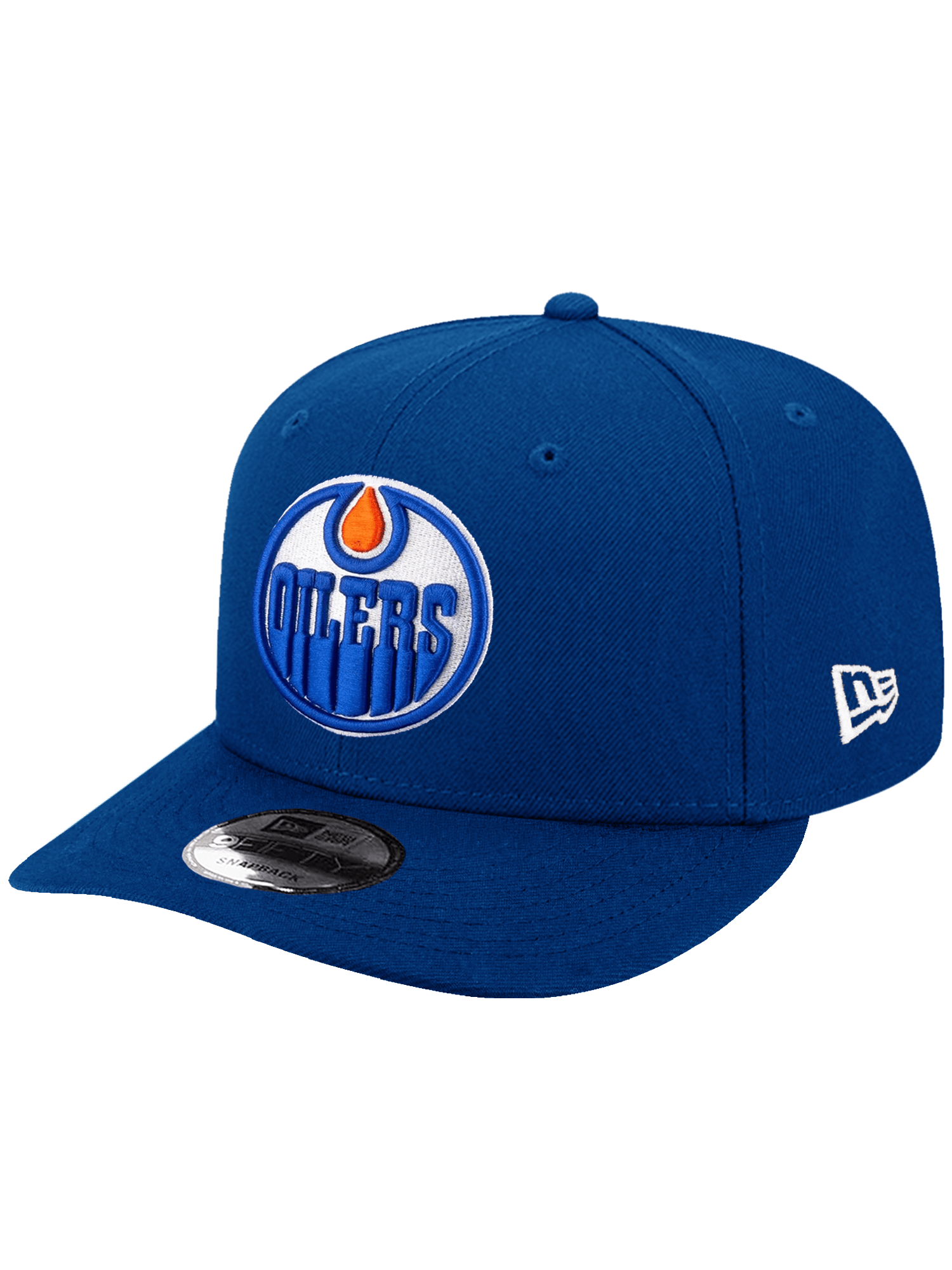 New Era Caps Edmonton Oilers New Era NHL Team 9FIFTY Pre-Curved Snapback Hat - Blue