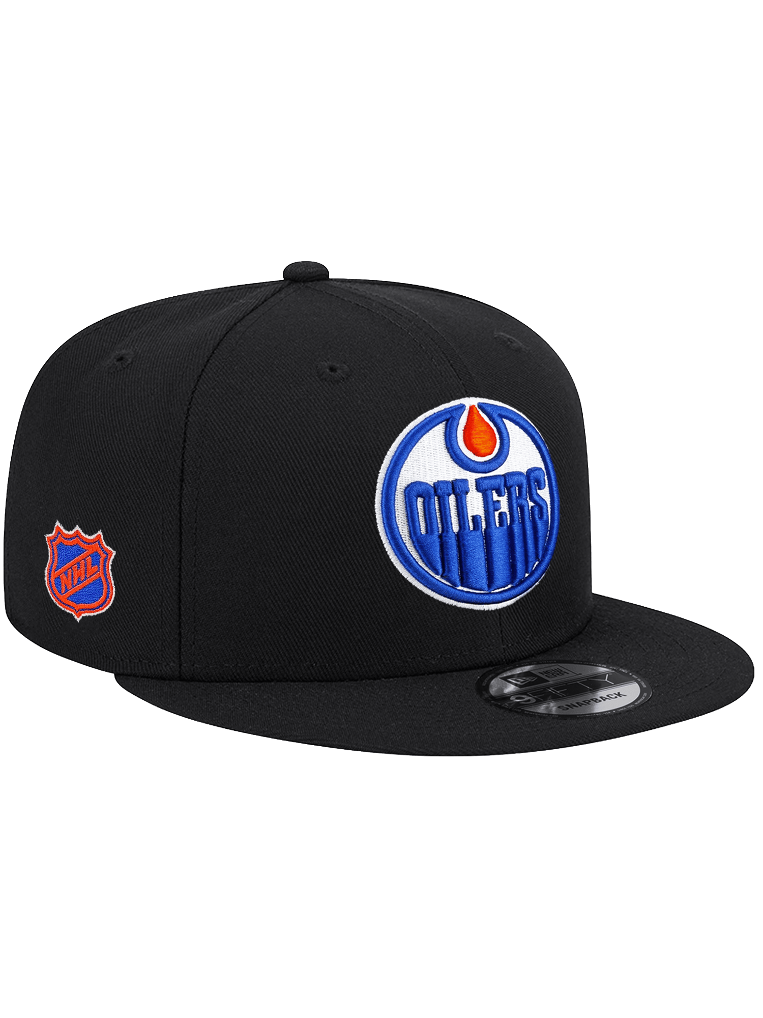 New Era Caps OSFA Edmonton Oilers New Era NHL Team 9FIFTY Snapback Hat - Black