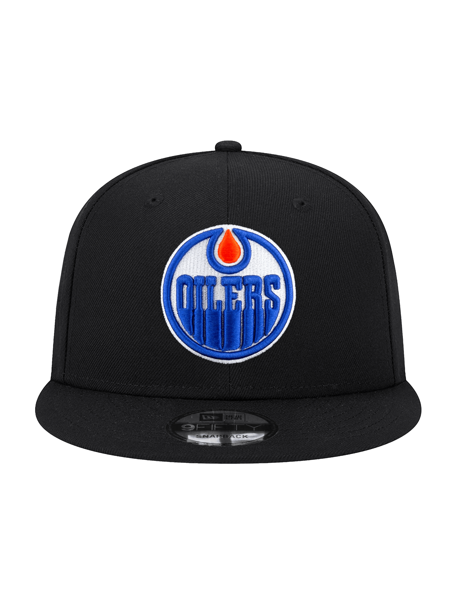 New Era Caps OSFA Edmonton Oilers New Era NHL Team 9FIFTY Snapback Hat - Black