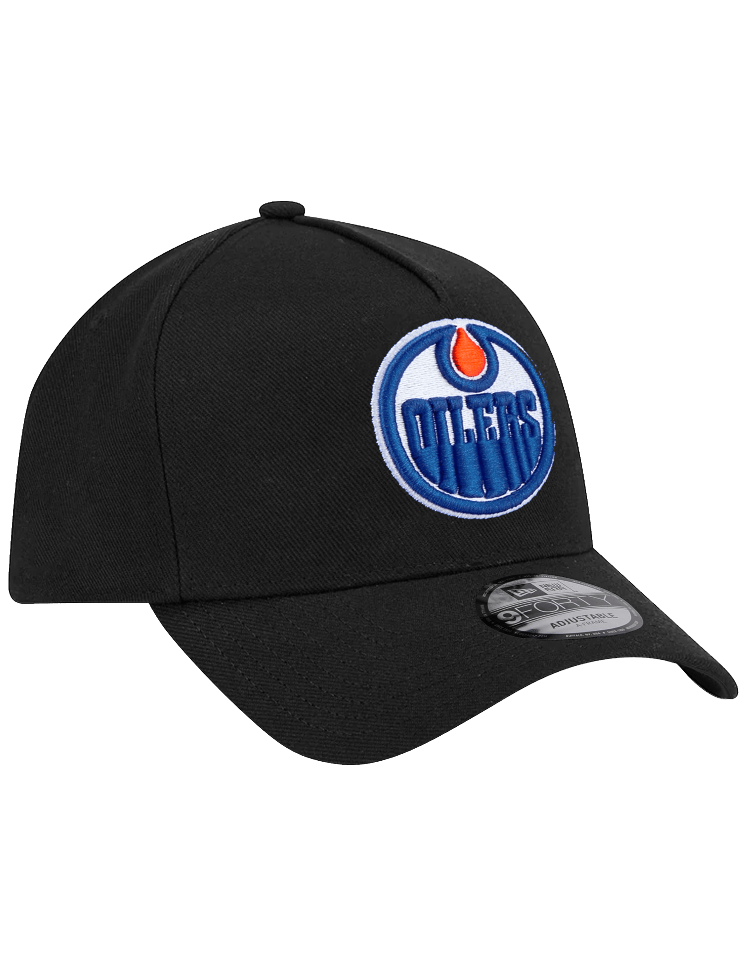 New Era Caps Edmonton Oilers New Era NHL Team 9FORTY A-Frame Snapback Hat - Black