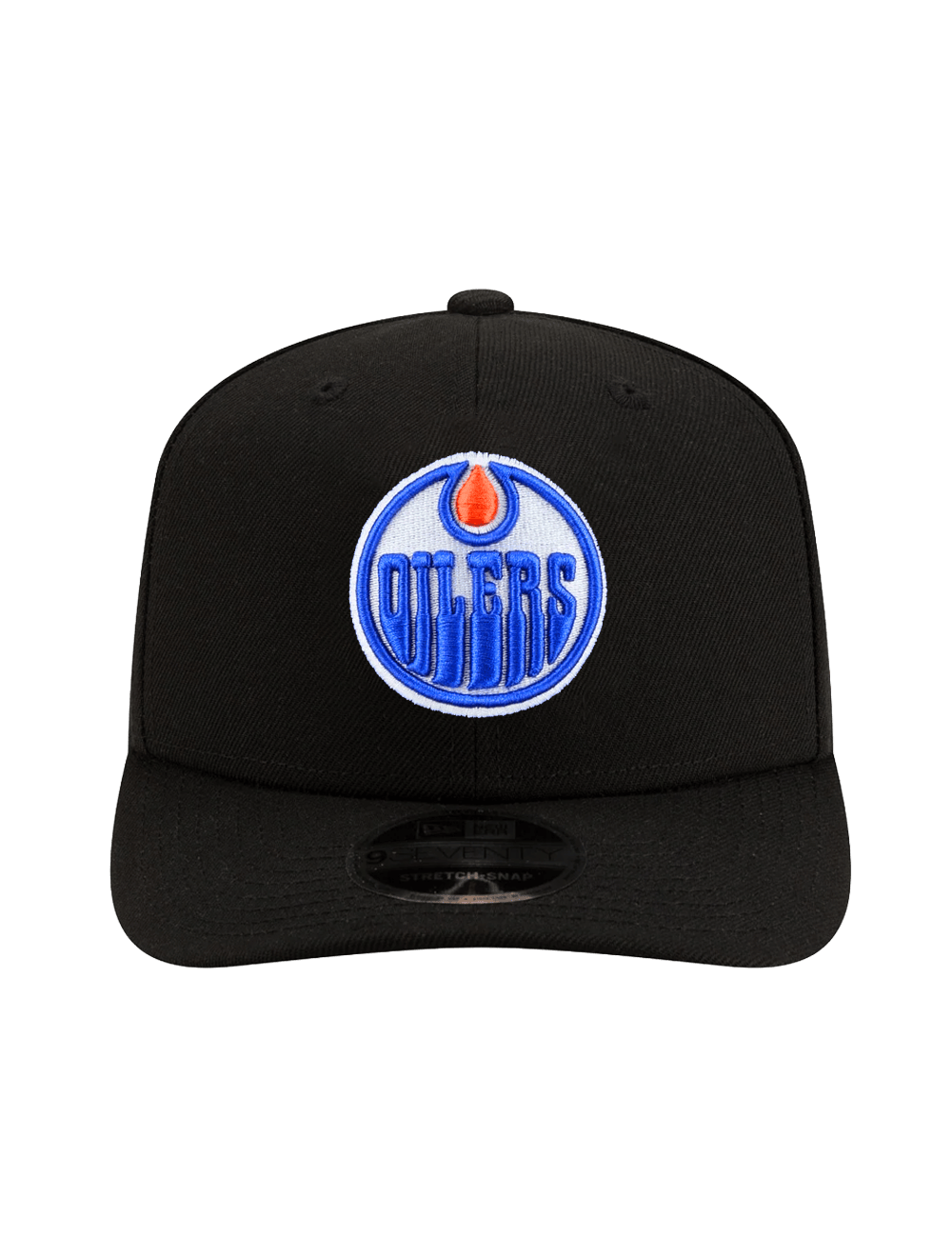New Era Caps Edmonton Oilers New Era NHL Team 9SEVENTY Stretch-Snapback Hat - Black