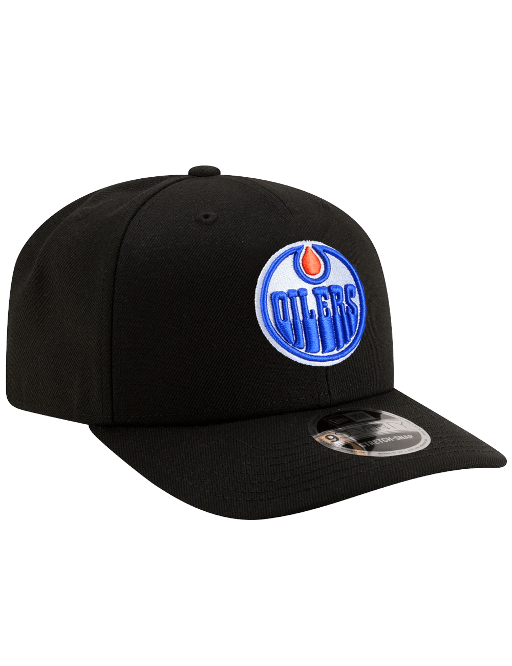New Era Caps Edmonton Oilers New Era NHL Team 9SEVENTY Stretch-Snapback Hat - Black