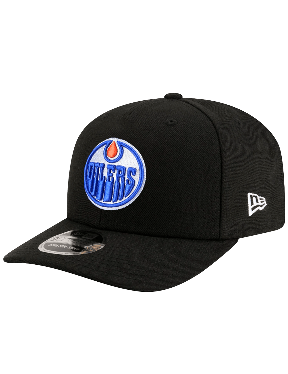 New Era Caps Edmonton Oilers New Era NHL Team 9SEVENTY Stretch-Snapback Hat - Black