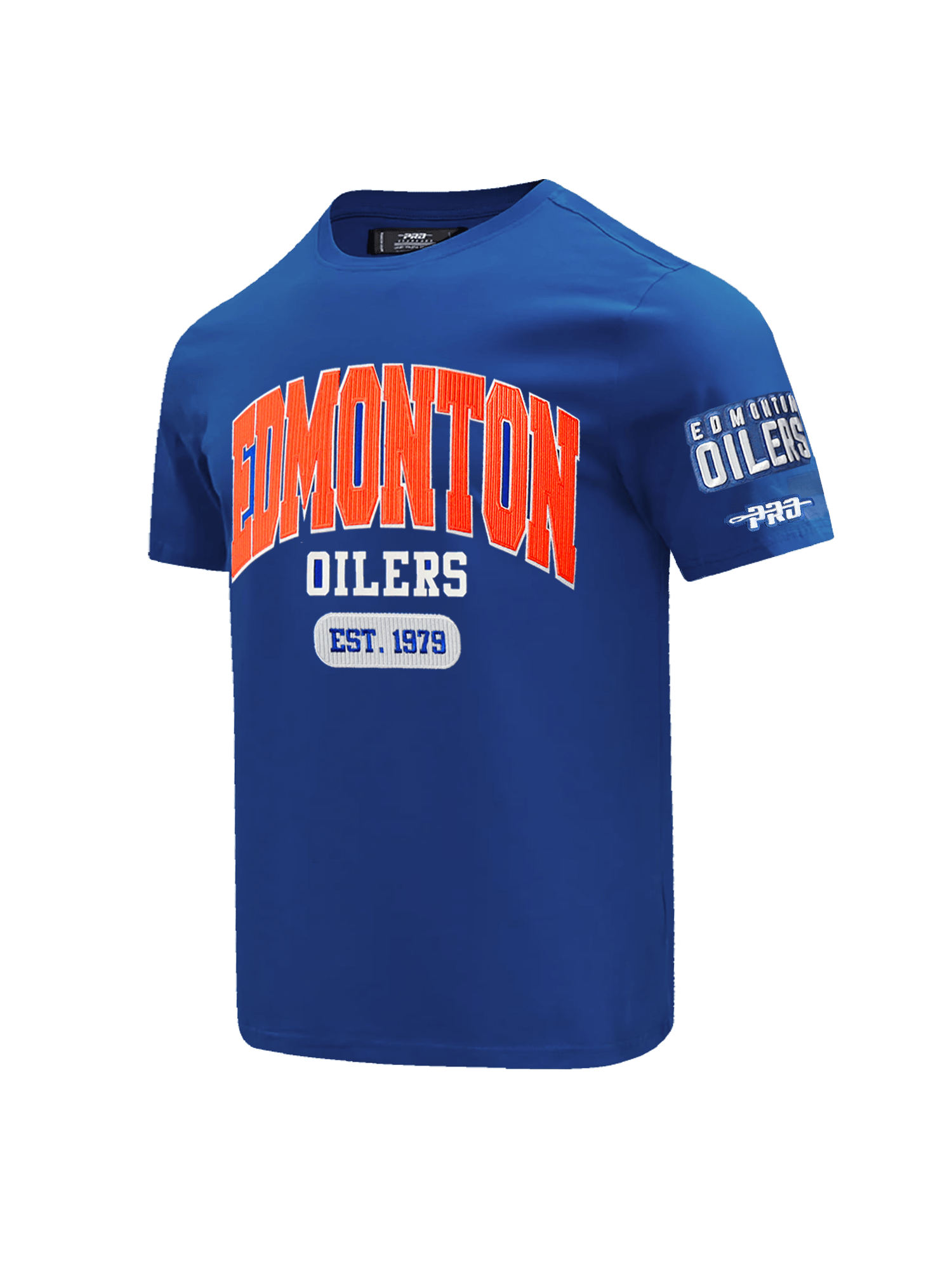 Pro Standard T-Shirts Edmonton Oilers Pro Standard NHL City Arch Flex T-Shirt - Blue
