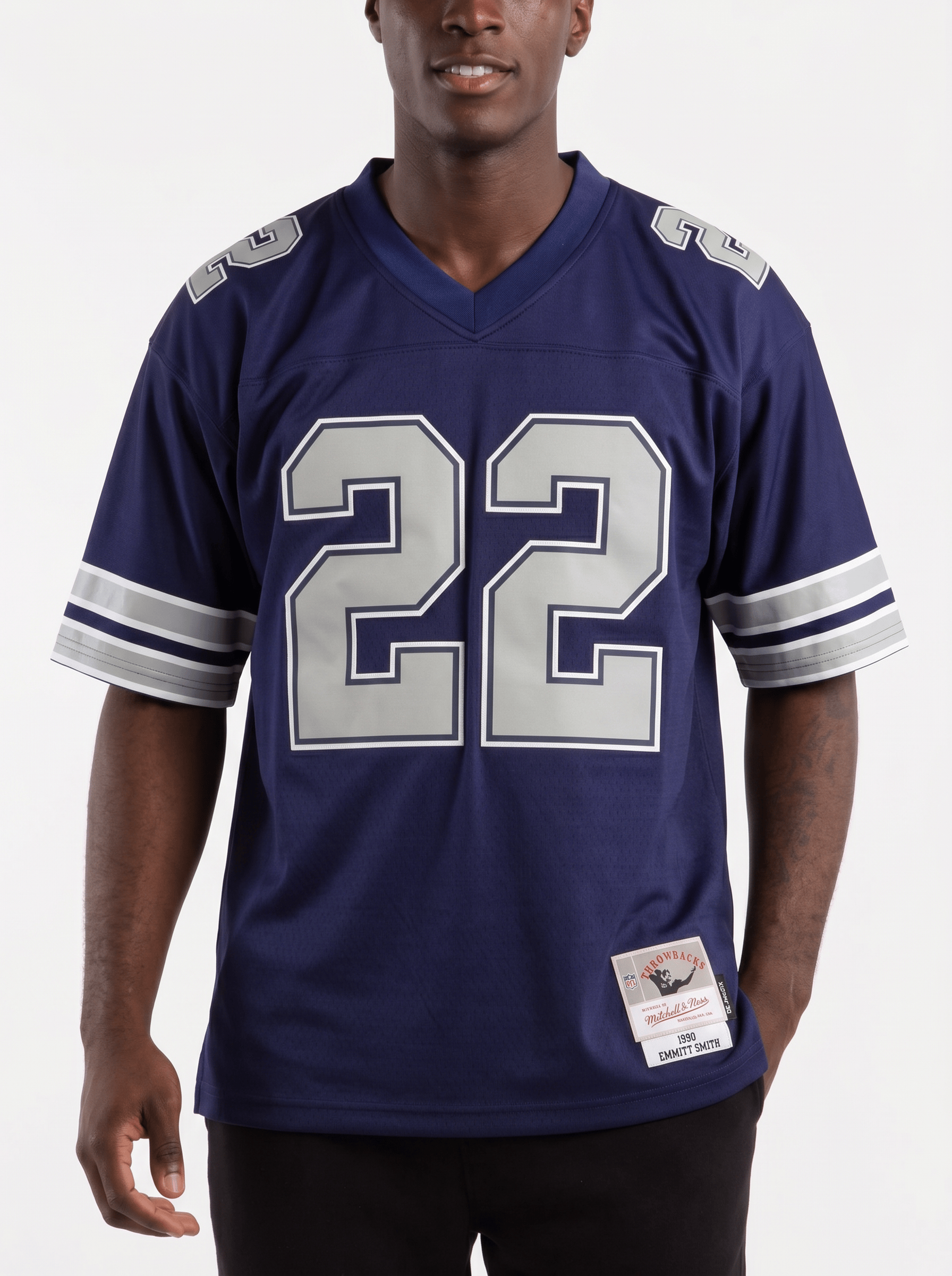 Mitchell And Ness Jerseys Emmitt Smith Dallas Cowboys Mitchell & Ness NFL 1990 Legacy Jersey - Blue