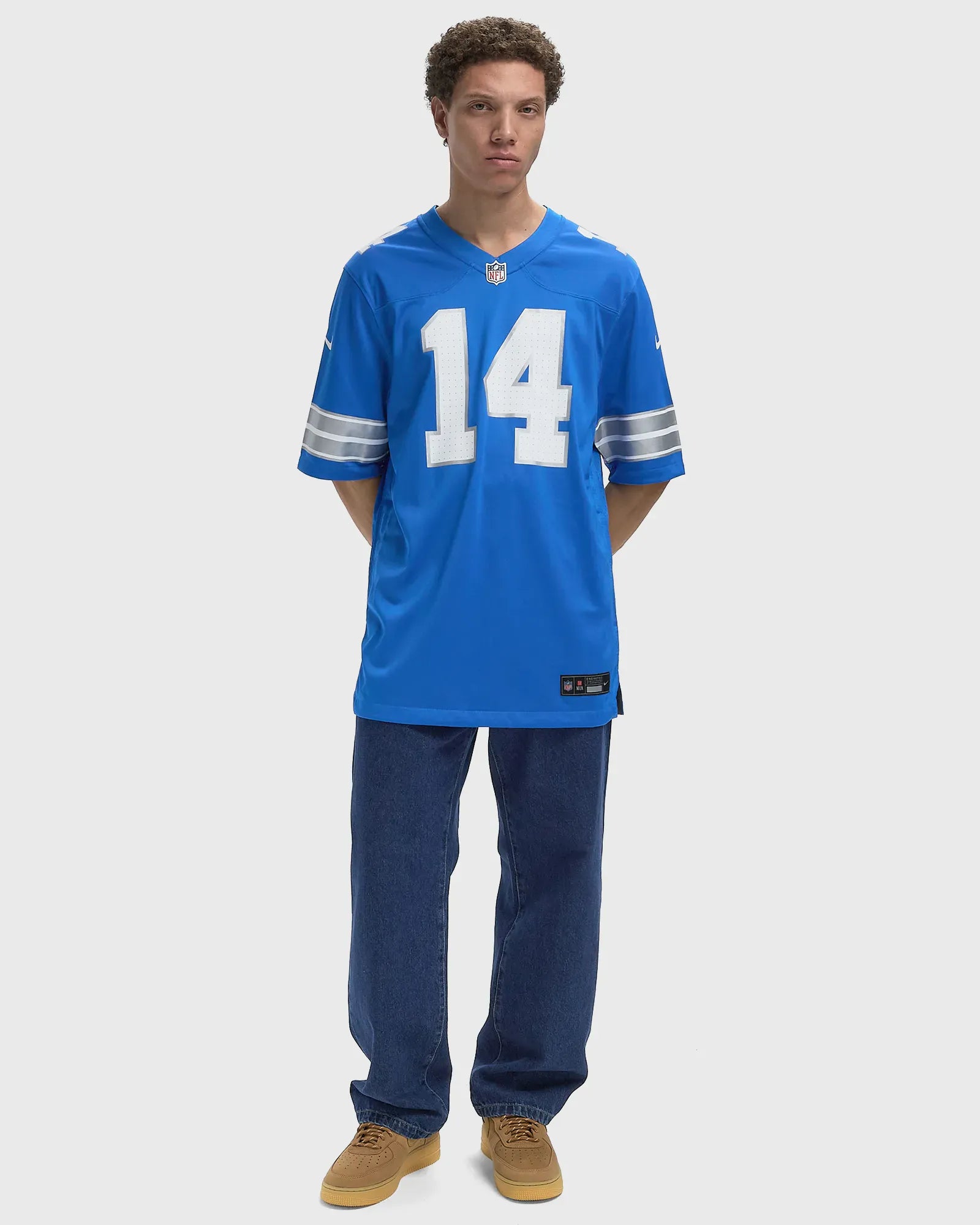 Amon-Ra St Brown Detroit Lions Nike NFL Game Jersey - Blue