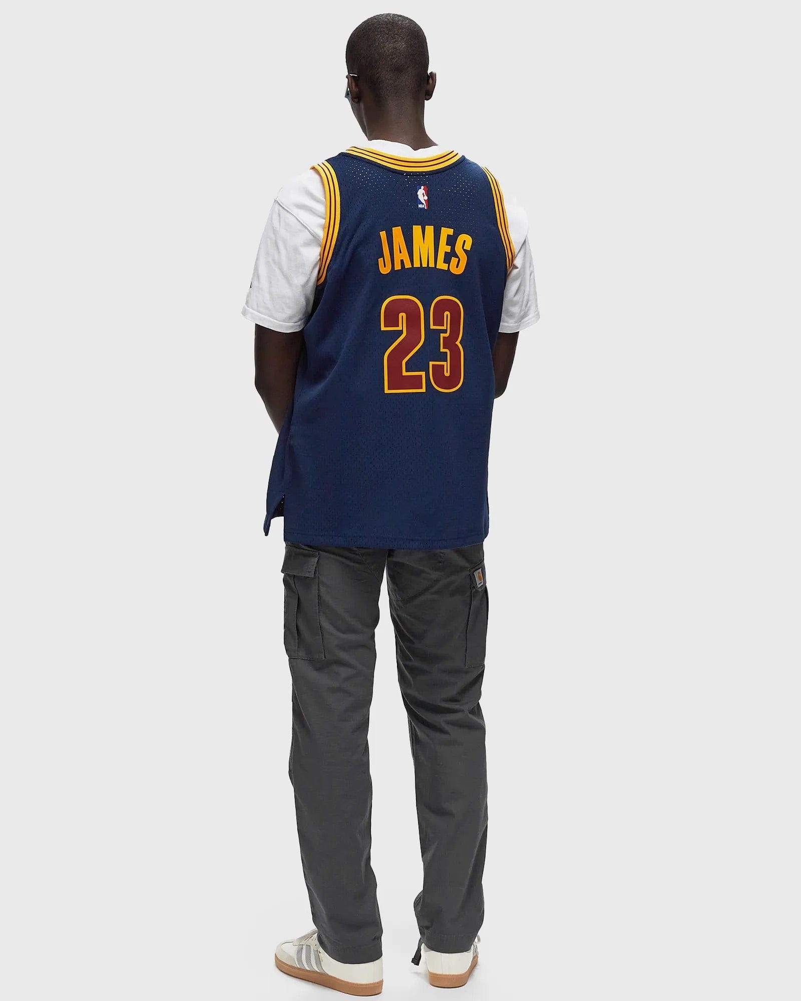 LeBron James Cleveland Cavaliers Mitchell & Ness NBA 15-16 Alt Swingman Jersey - Navy
