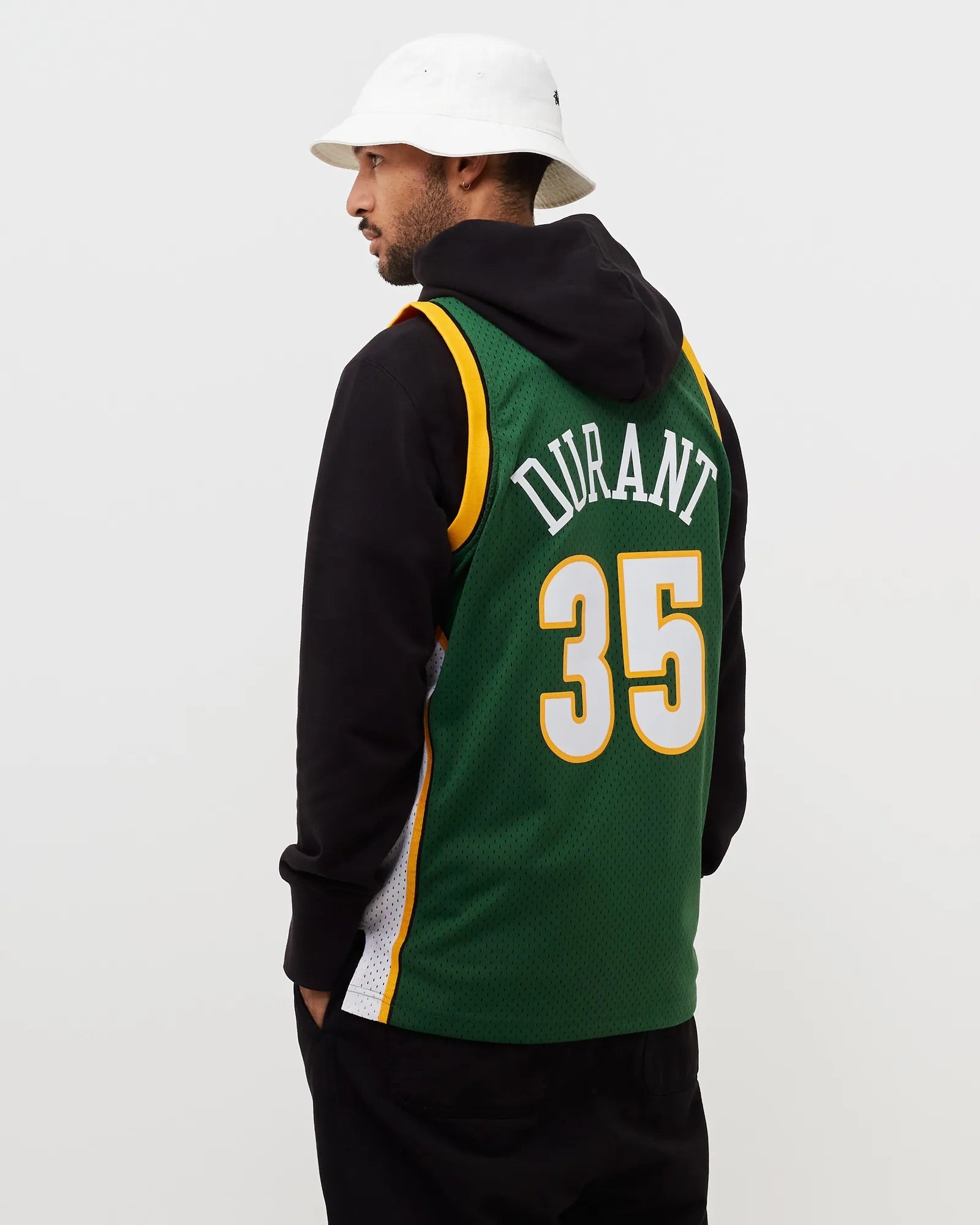 Kevin Durant Seattle Supersonics Mitchell & Ness NBA 07-08 Road Swingman Jersey - Green