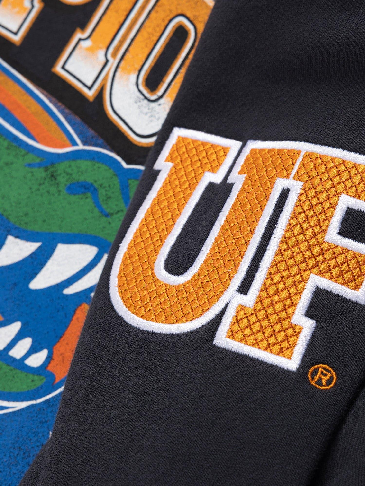 NCAA Branded Jumpers Florida Gators NCAA 06 National Champs Vintage Hoodie Jumper - Faded Black