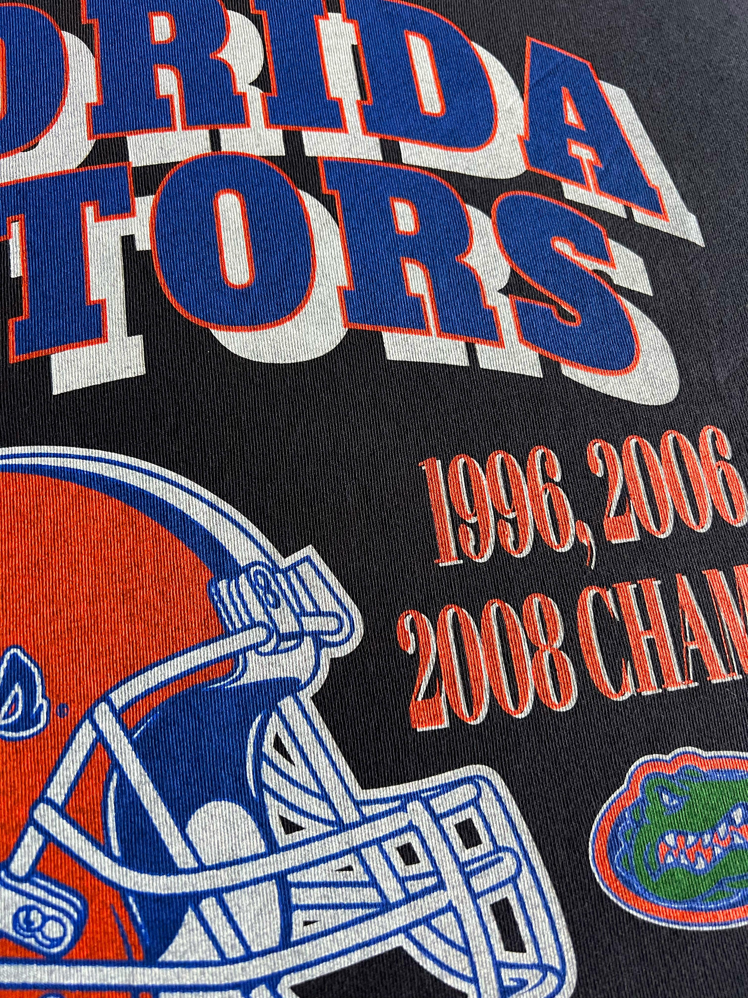NCAA Branded T-Shirts Florida Gators NCAA Champs Arch Vintage T-Shirt - Faded Black