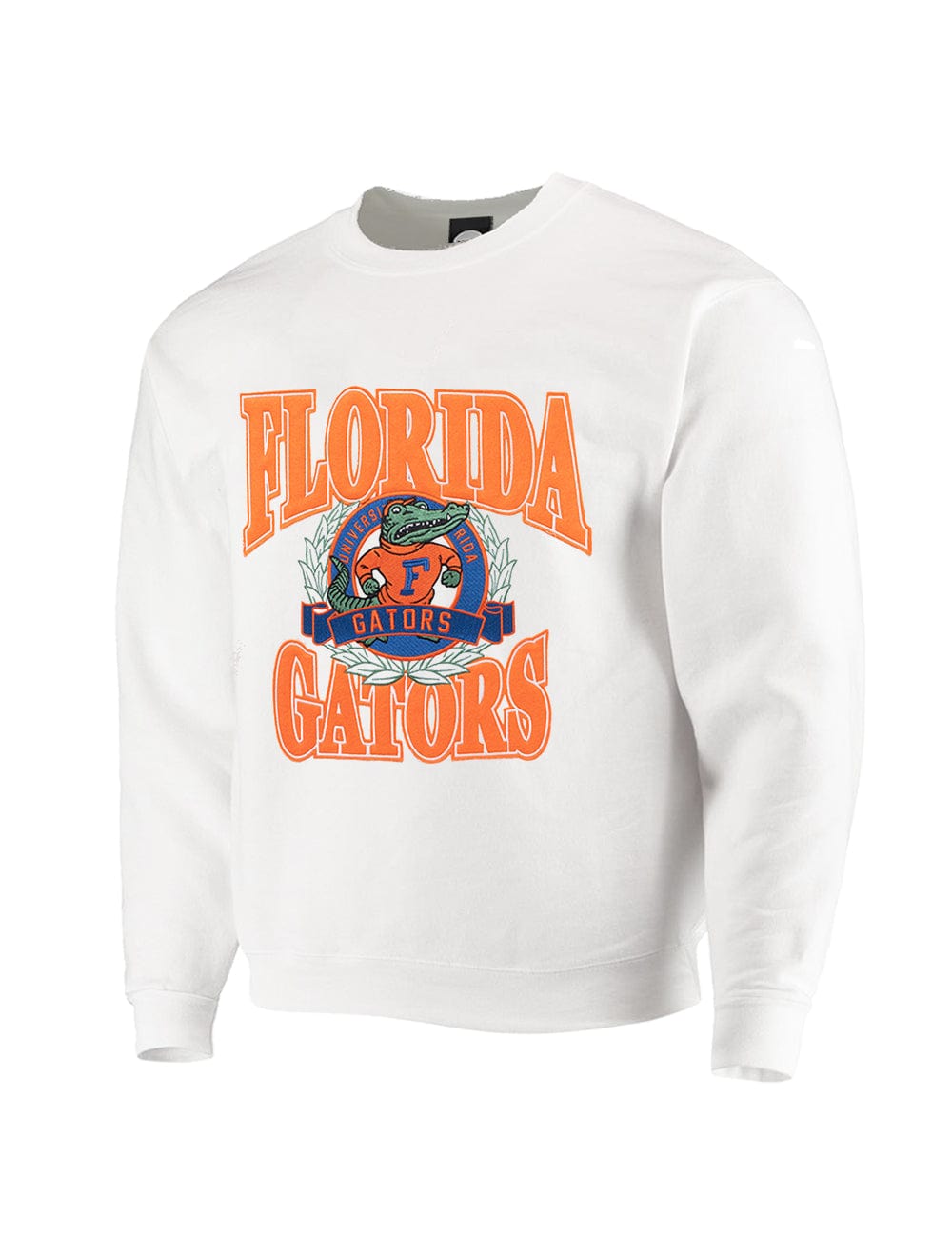 NCAA Branded Jumpers Florida Gators NCAA Team Mascot Vintage Crew Jumper - Vintage White