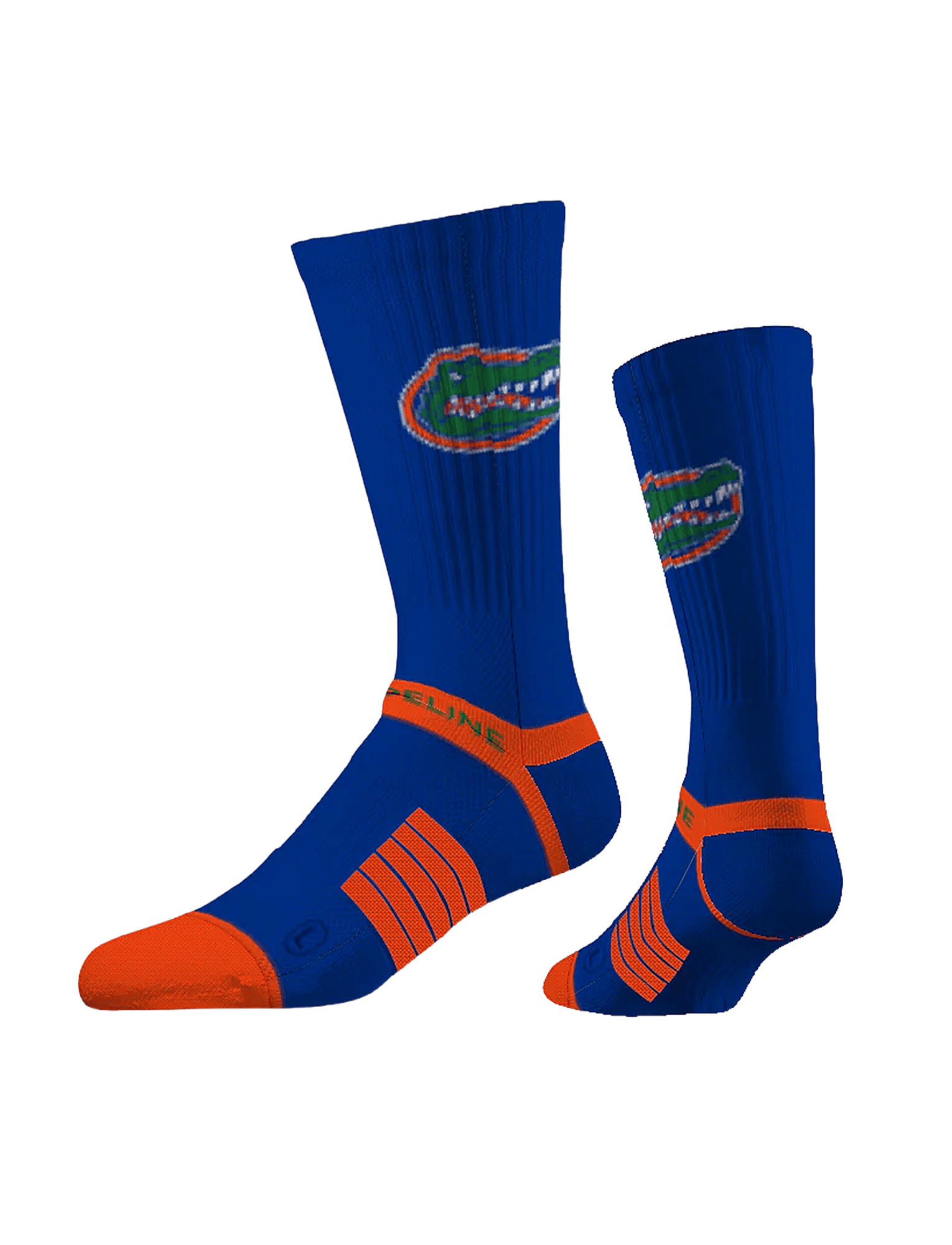 Strideline Socks Large (9-12 US) Florida Gators Strideline NCAA Team Premier Flex-Stretch Crew Socks