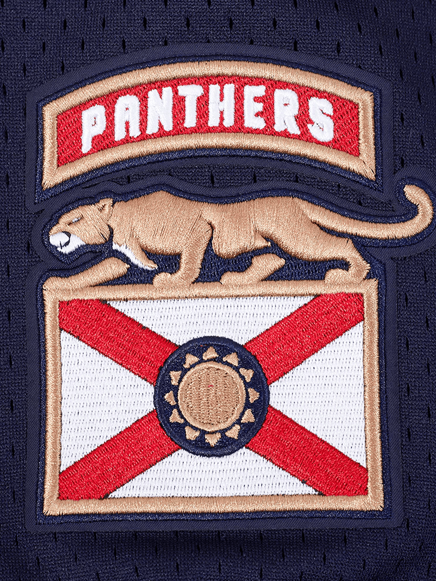Pro Standard T-Shirts Florida Panthers Pro Standard NHL Team Mesh Short Sleeve - Navy