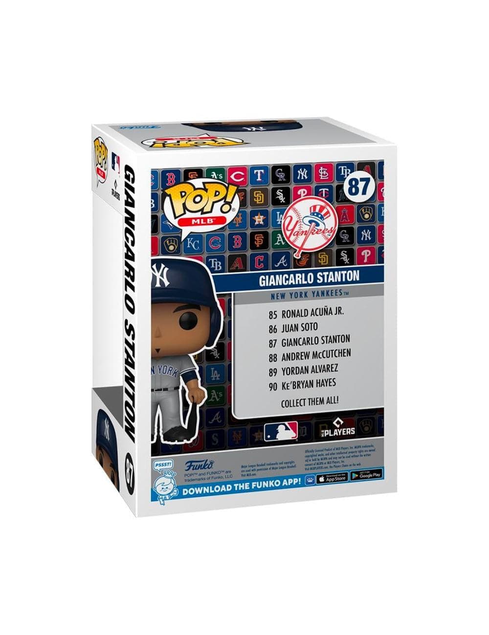 Funko Figures Giancarlo Stanton New York Yankees Funko MLB Pop Vinyl 3.75" Figure - Grey