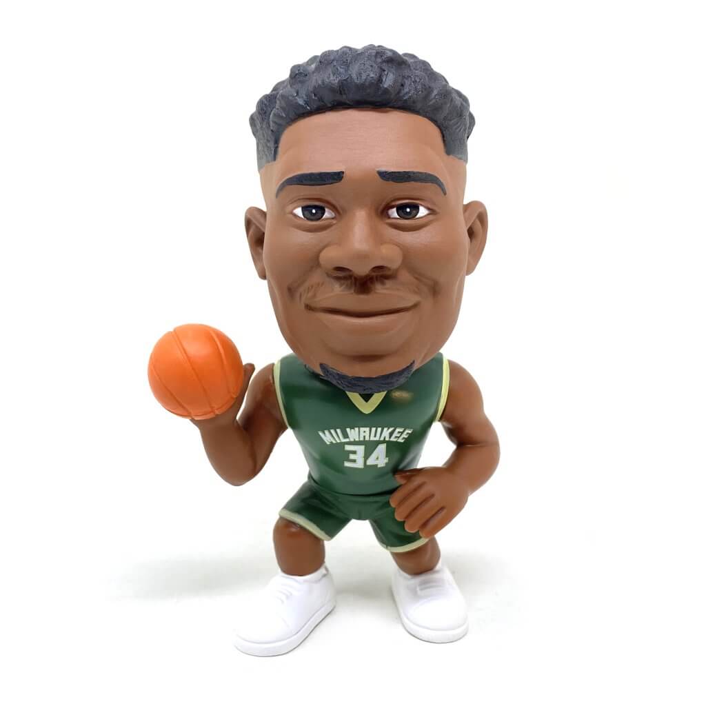NBA Branded Figures Giannis Antetokounmpo Milwaukee Bucks NBA Big Shot Ballers Figure