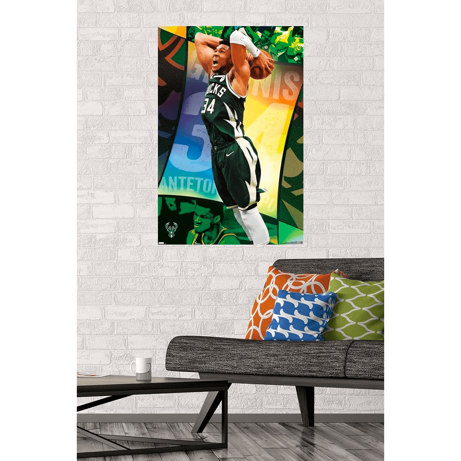 Trends International Posters Giannis Antetokounmpo Milwaukee Bucks Trends NBA 61 x 91.5cm Poster