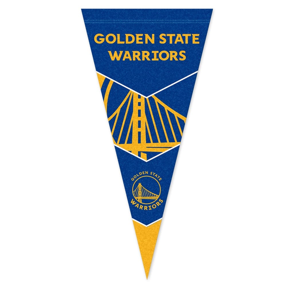 NBA Branded Accessories Golden State Warriors NBA 57 x 27 Team Felt Pennant