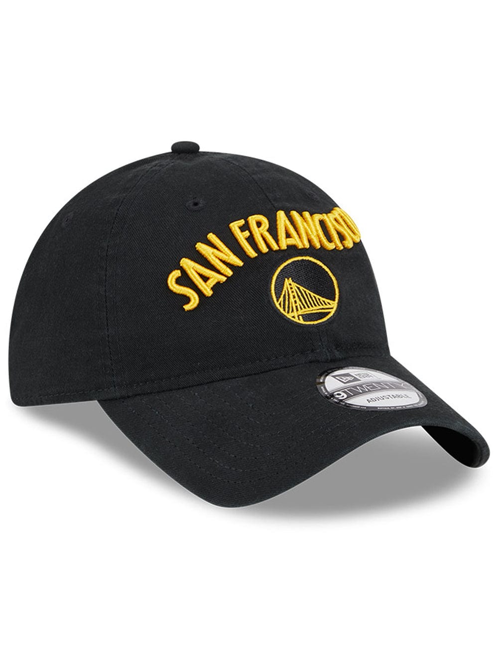 New Era Caps Golden State Warriors New Era NBA 24 City Edition 9TWENTY Strapback Hat