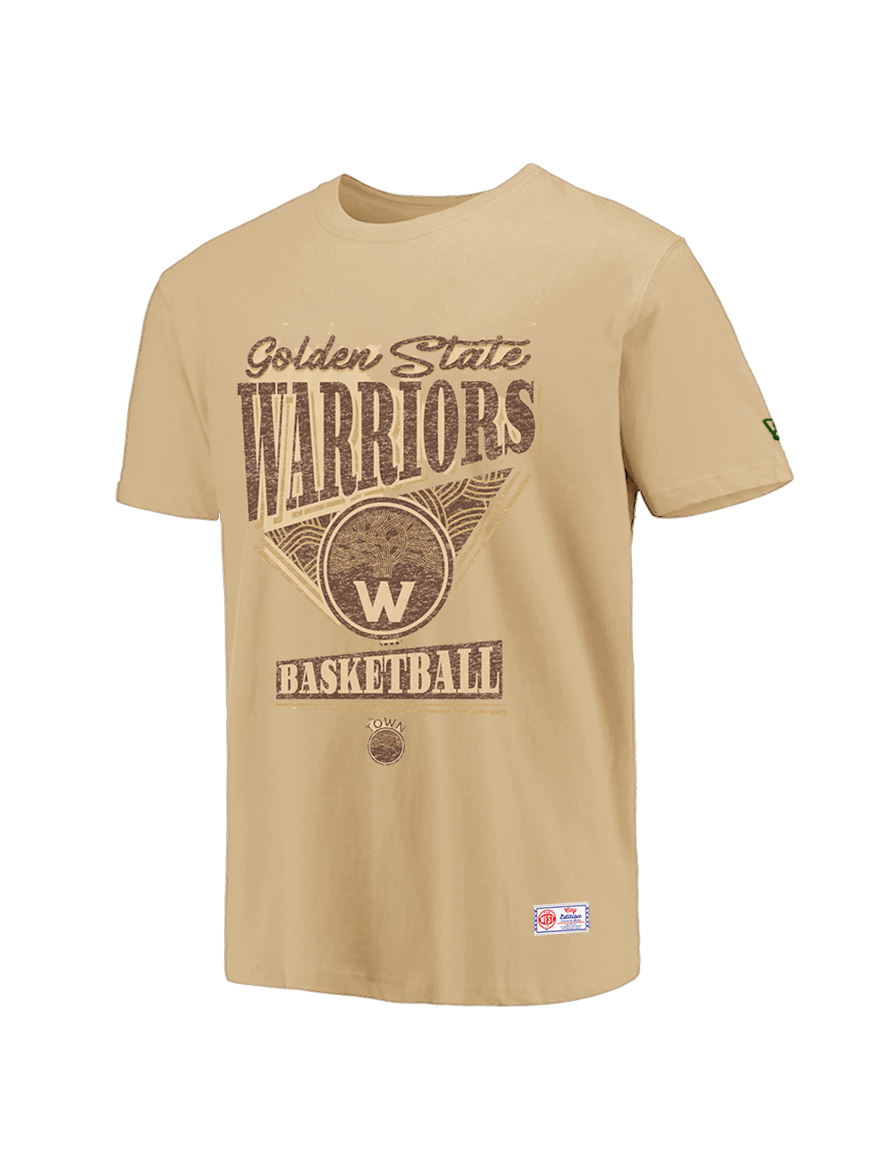 New Era T-Shirts Golden State Warriors New Era NBA 25-26 City Edition Distressed T-Shirt