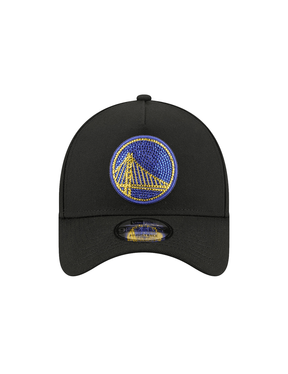 New Era Caps OSFM Golden State Warriors New Era NBA 26 Draft 9FORTY A-Frame Snapback Hat - Black