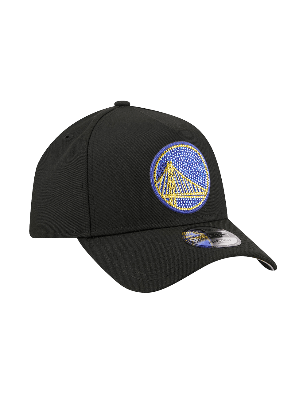 New Era Caps OSFM Golden State Warriors New Era NBA 26 Draft 9FORTY A-Frame Snapback Hat - Black