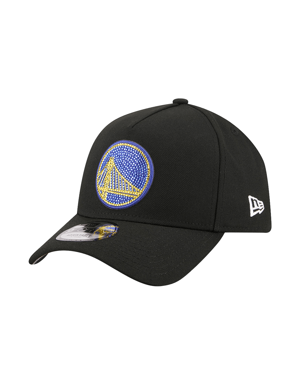 New Era Caps OSFM Golden State Warriors New Era NBA 26 Draft 9FORTY A-Frame Snapback Hat - Black