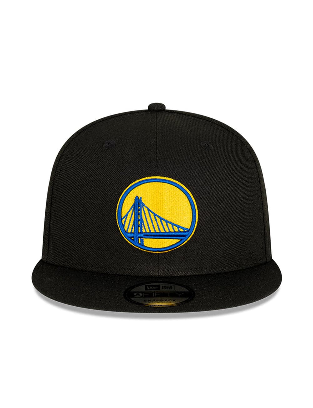 New Era Caps Golden State Warriors New Era NBA Champs Patch 9FIFTY Snapback Hat - Black
