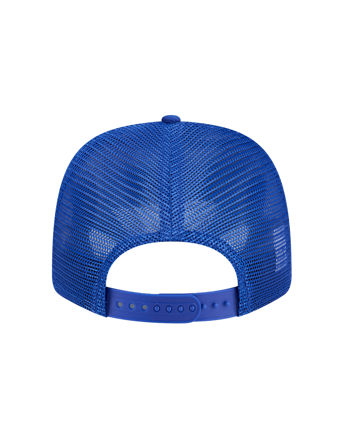 New Era Caps Golden State Warriors New Era NBA HWC 9SEVENTY Trucker Stretch Snapback Hat - Blue