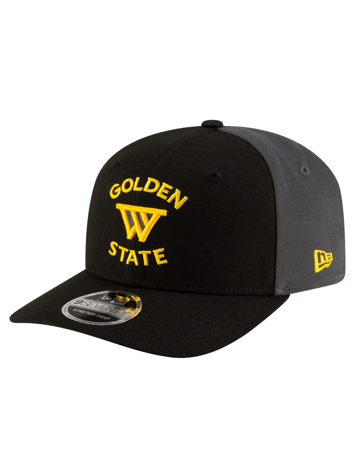 New Era Caps Golden State Warriors New Era NBA Statement 9SEVENTY Stretch-Snapback Hat