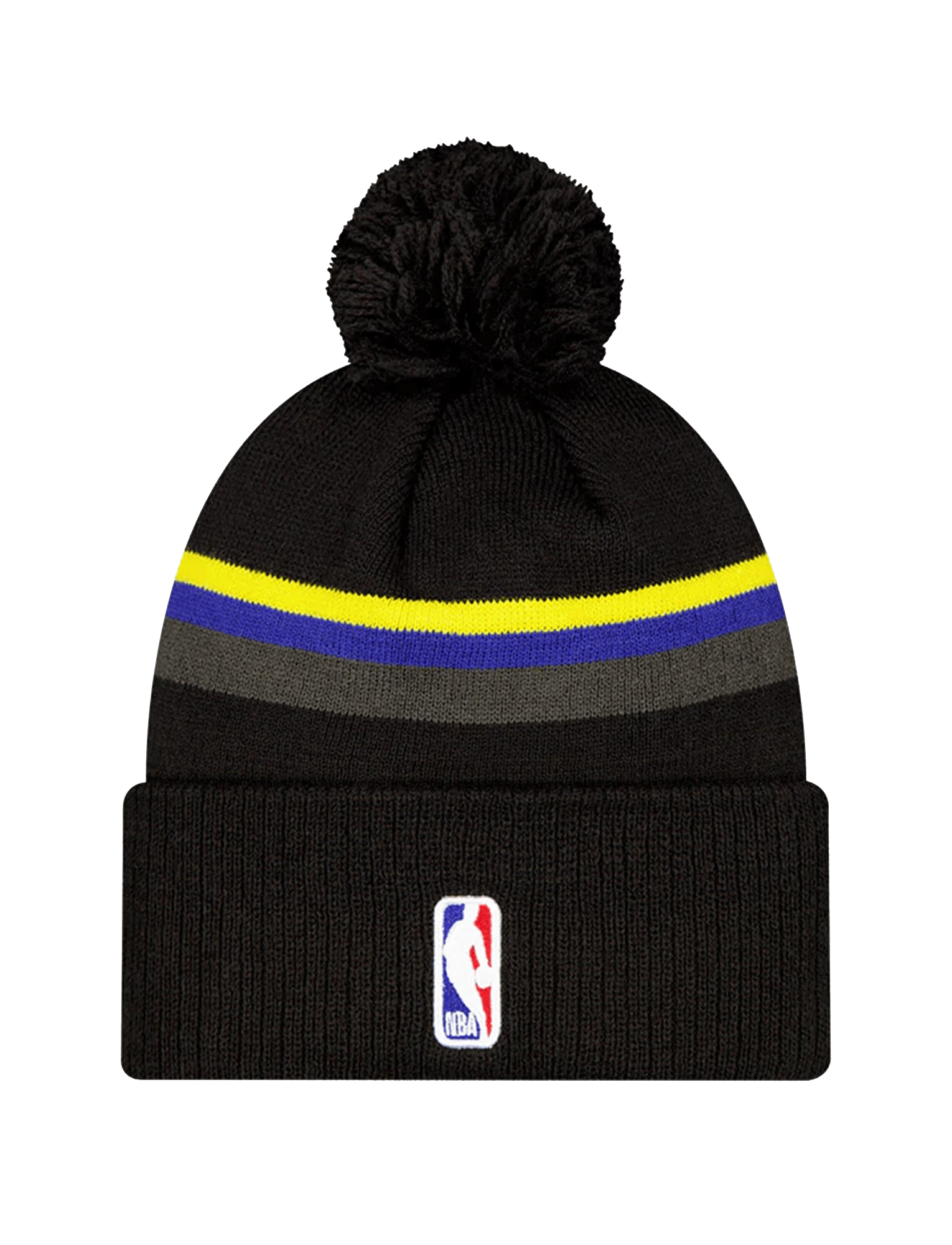 New Era Caps Golden State Warriors New Era NBA Statement Knit Beanie - Black