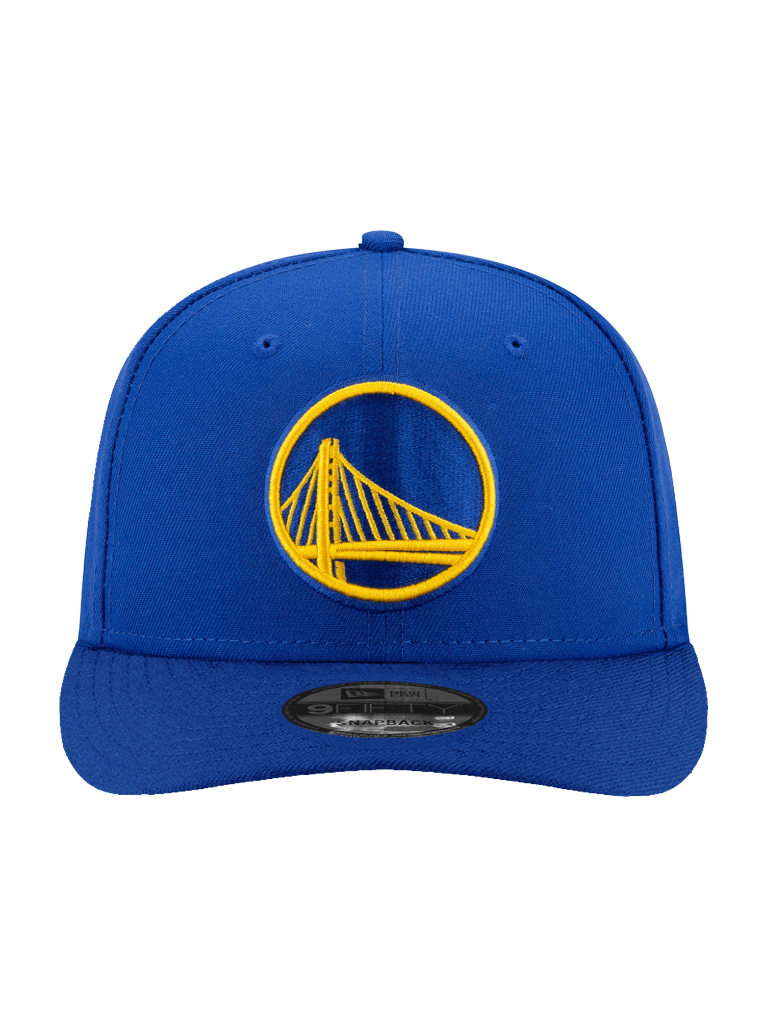New Era Caps Golden State Warriors New Era NBA Team 9FIFTY Pre-Curved Snapback Hat - Blue
