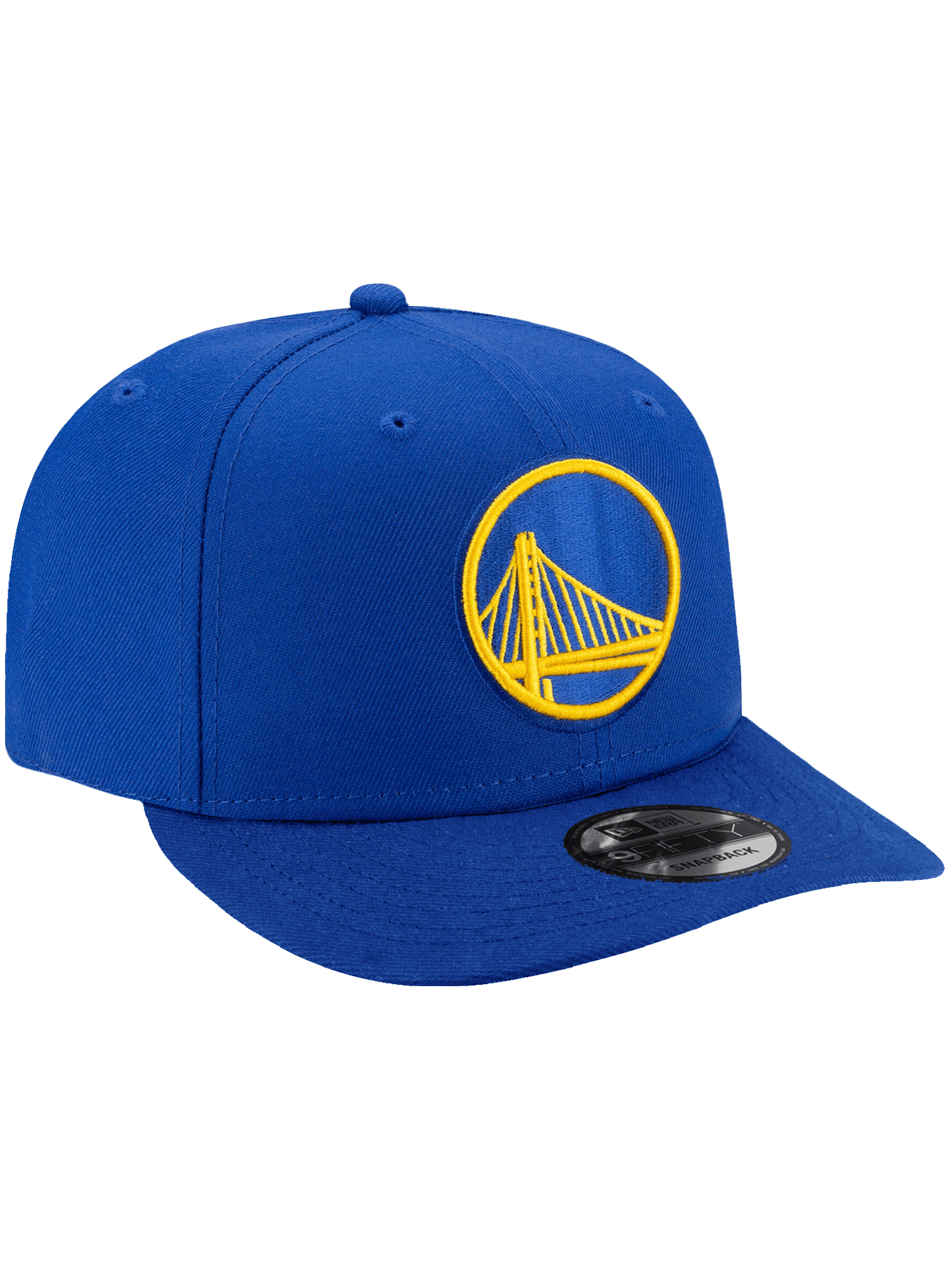 New Era Caps Golden State Warriors New Era NBA Team 9FIFTY Pre-Curved Snapback Hat - Blue