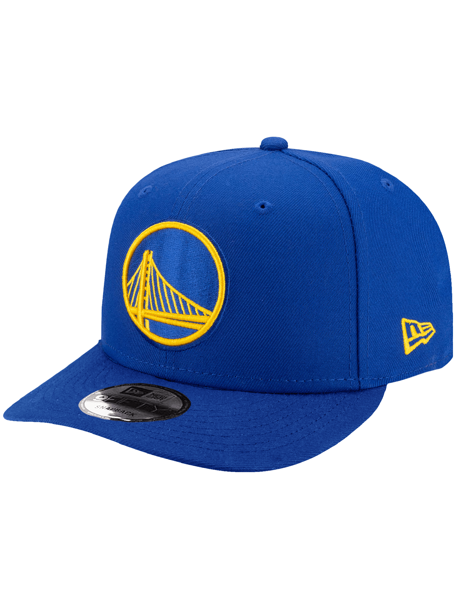 New Era Caps Golden State Warriors New Era NBA Team 9FIFTY Pre-Curved Snapback Hat - Blue