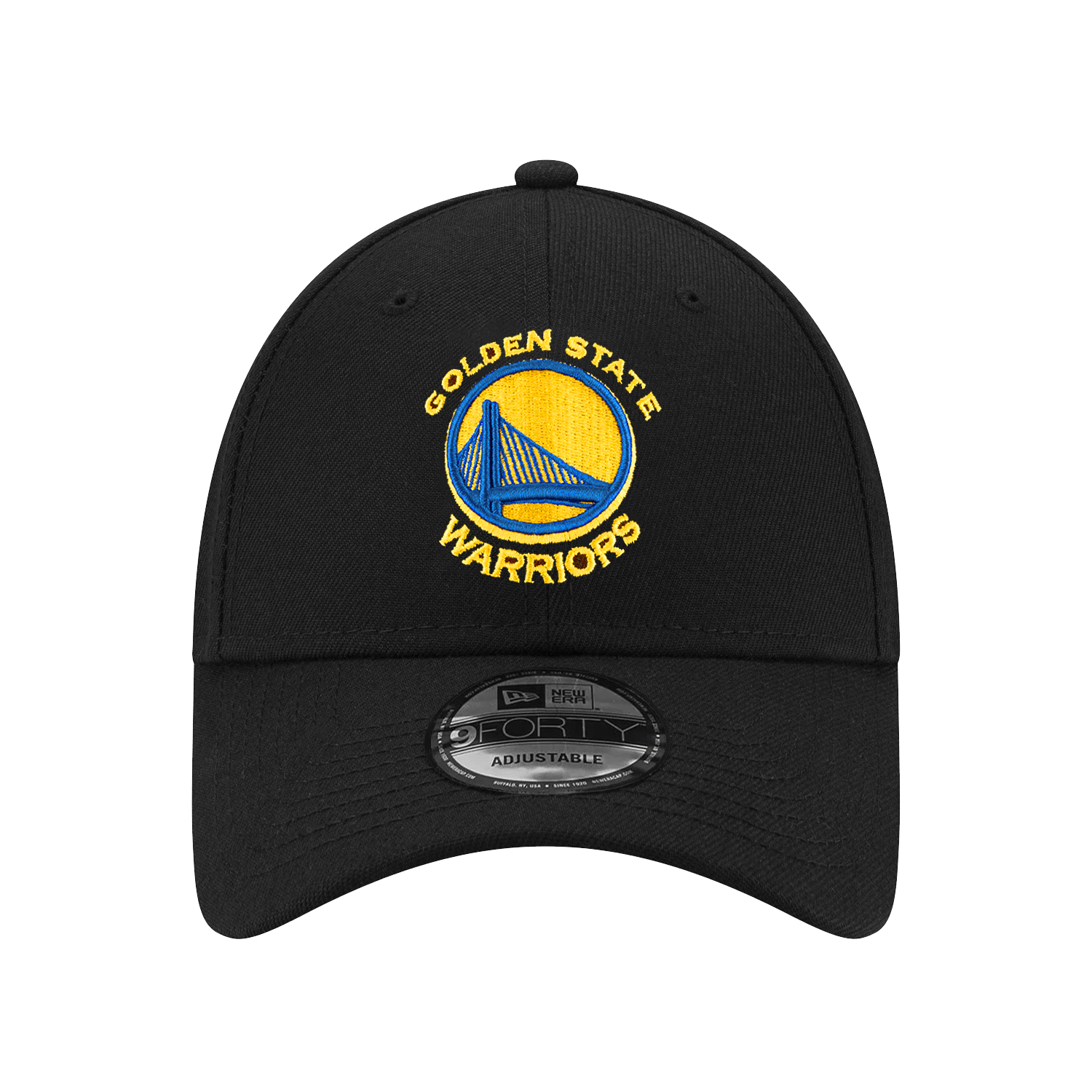 New Era Caps Golden State Warriors New Era NBA Team 9FORTY Snapback Hat - Black