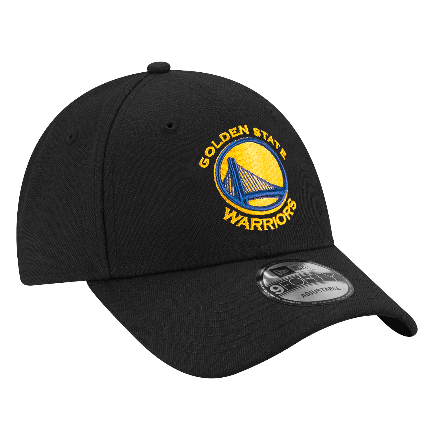 New Era Caps Golden State Warriors New Era NBA Team 9FORTY Snapback Hat - Black