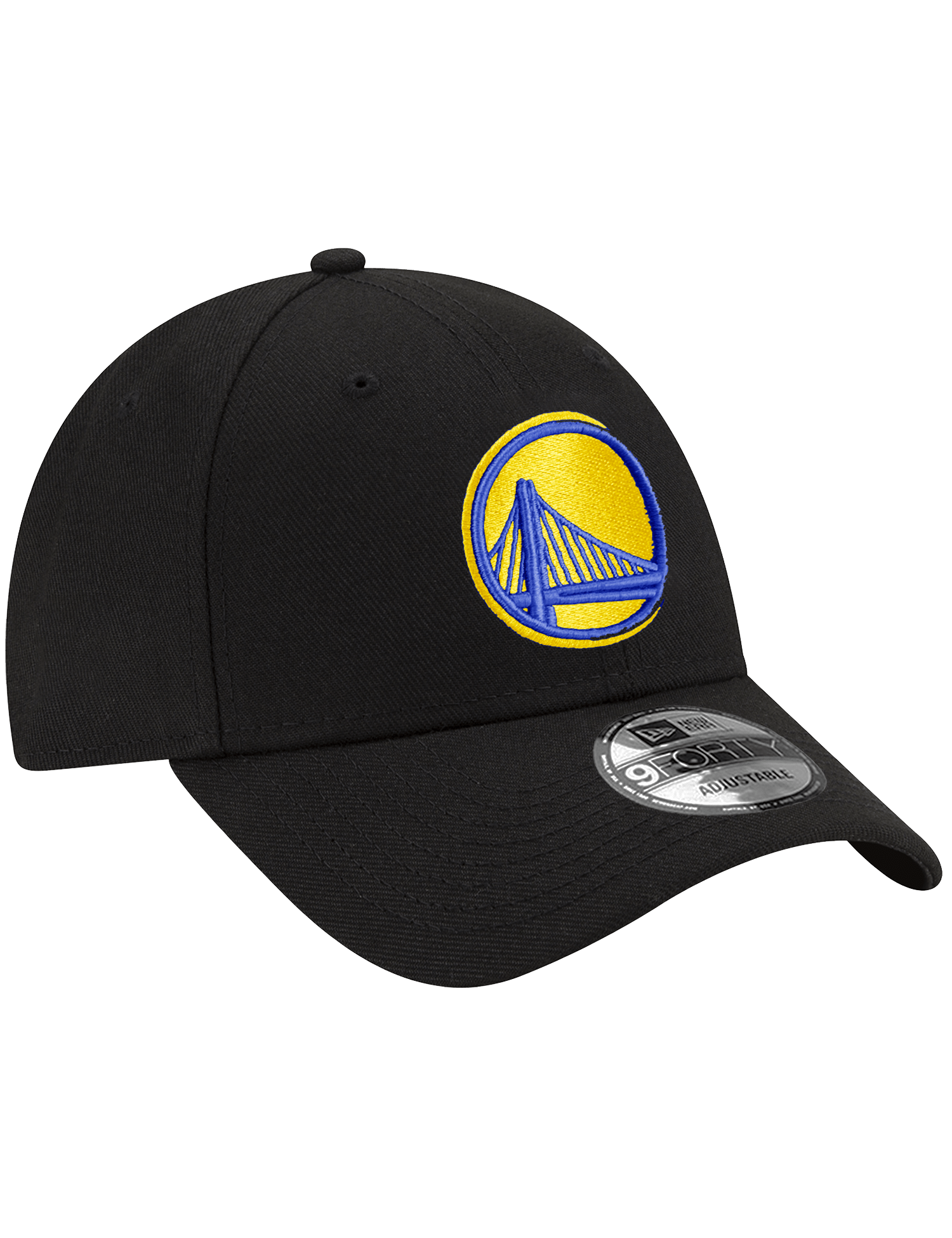 New Era Caps Golden State Warriors New Era NBA Team 9FORTY Strapback Hat - Black