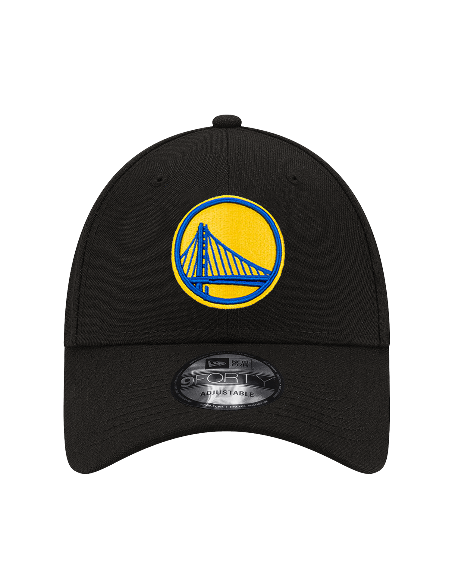 New Era Caps Golden State Warriors New Era NBA Team 9FORTY Strapback Hat - Black