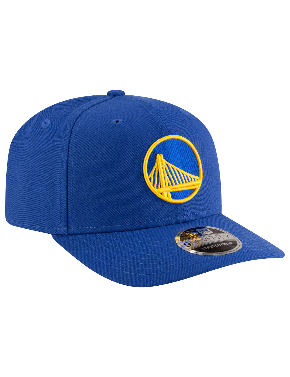 New Era Caps Golden State Warriors New Era NBA Team 9SEVENTY Stretch-Snapback Hat - Blue