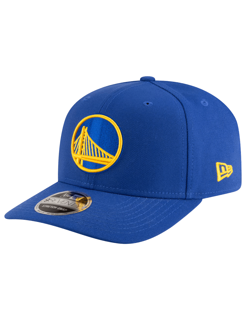 New Era Caps Golden State Warriors New Era NBA Team 9SEVENTY Stretch-Snapback Hat - Blue