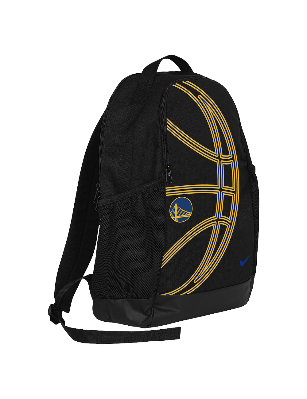 Nike Accessories Golden State Warriors Nike NBA Brasilia 2.0 Backpack Bag - Black