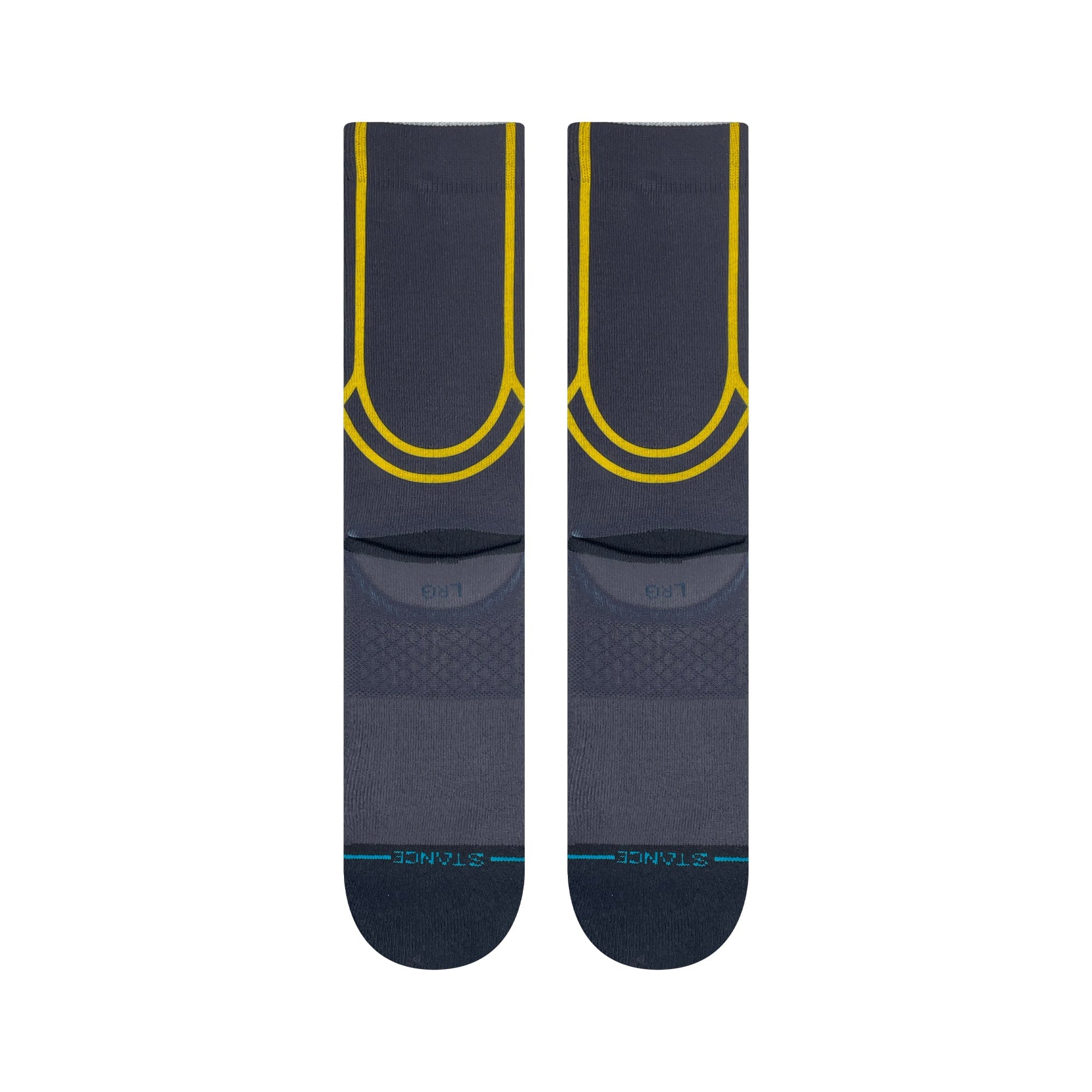 Stance Socks Large (9-12 US) Golden State Warriors Stance NBA 24 City Edition Crew Socks