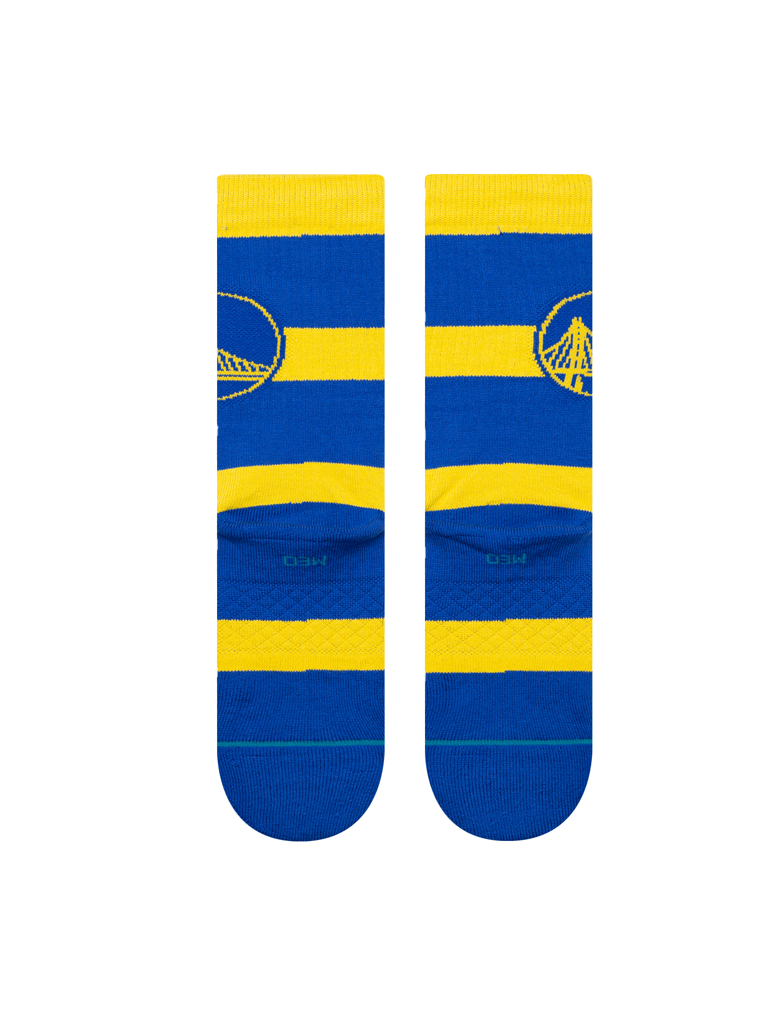 Stance Socks Large (9-12 US) Golden State Warriors Stance NBA Team Prep Crew Socks