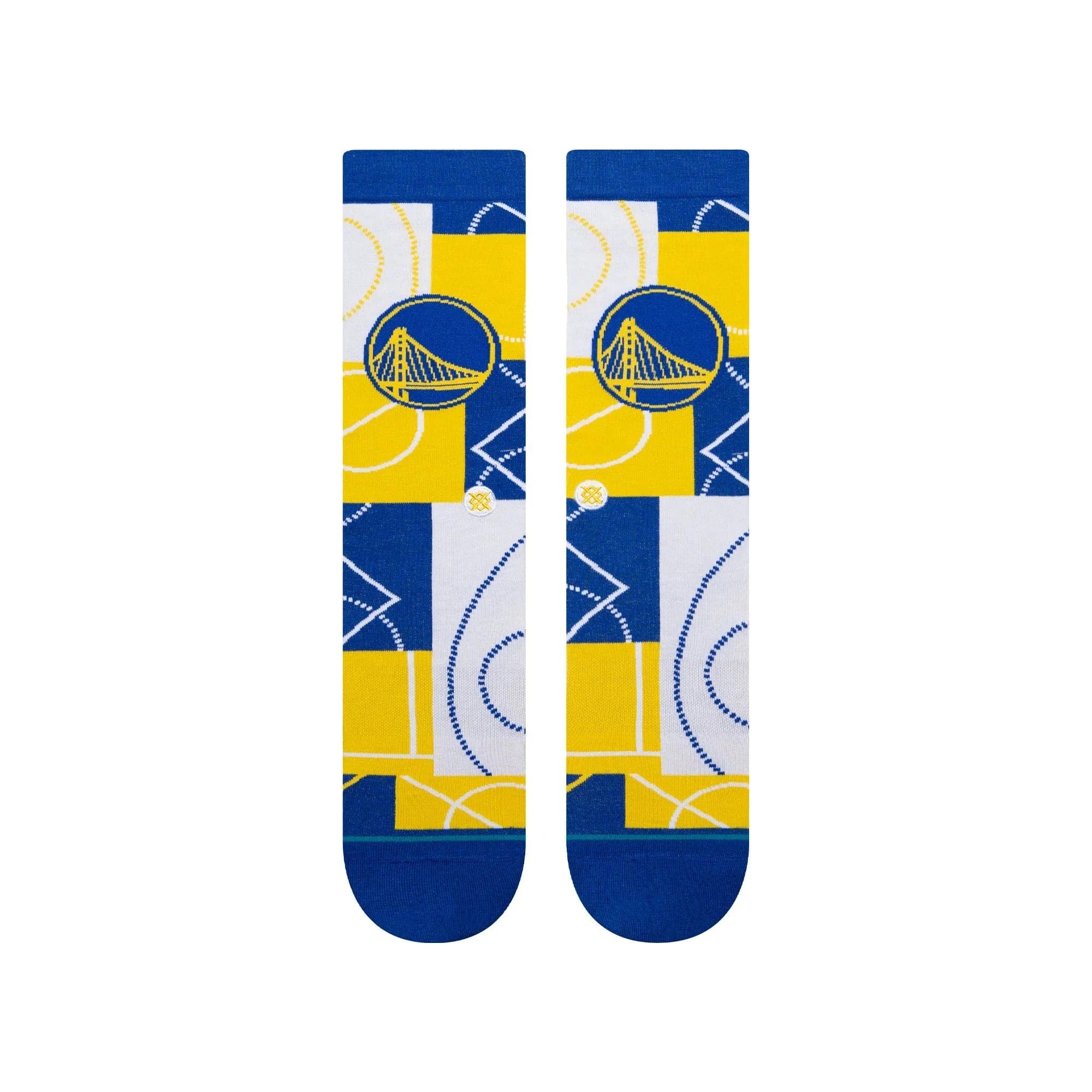 Stance Socks Large (9-12 US) Golden State Warriors Stance NBA Zone Crew Socks - Blue